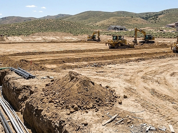 Is Grading on Reno Construction Sites Done Before Utilities