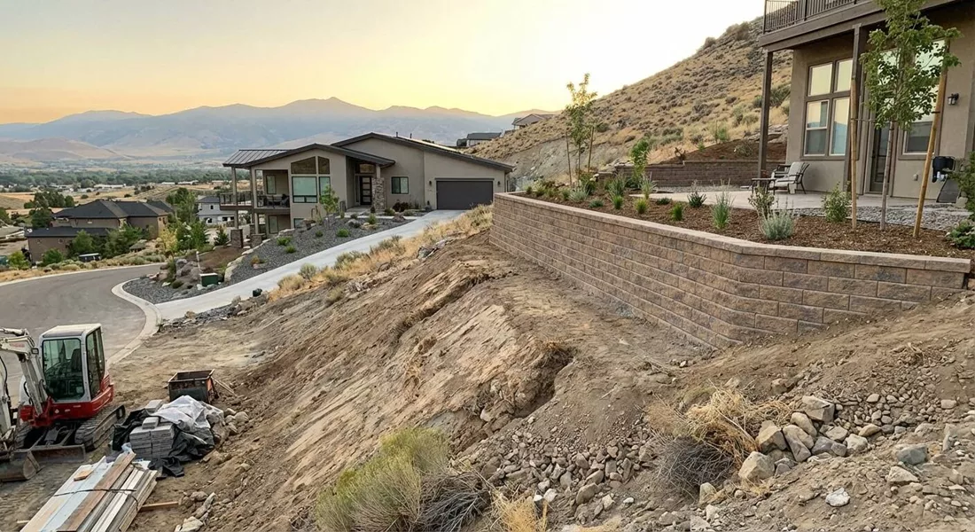 Are Retaining Walls in Reno Needed for Steep Lots